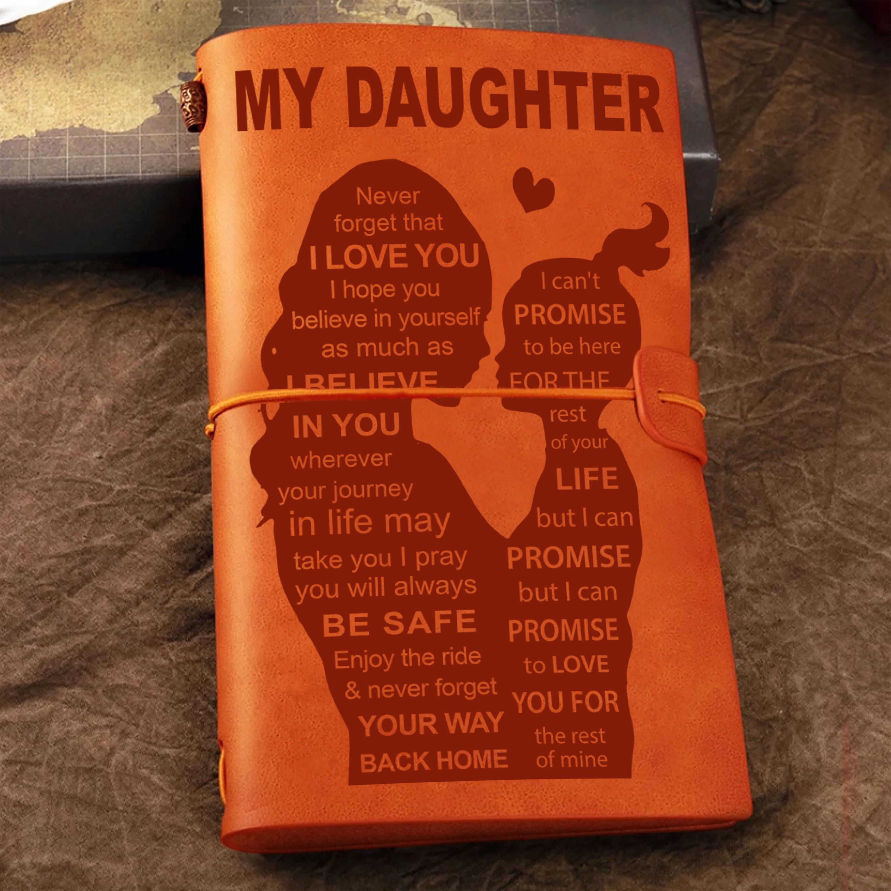Family gifts for back to school Vintage Journal mom to daughter - Your way back home