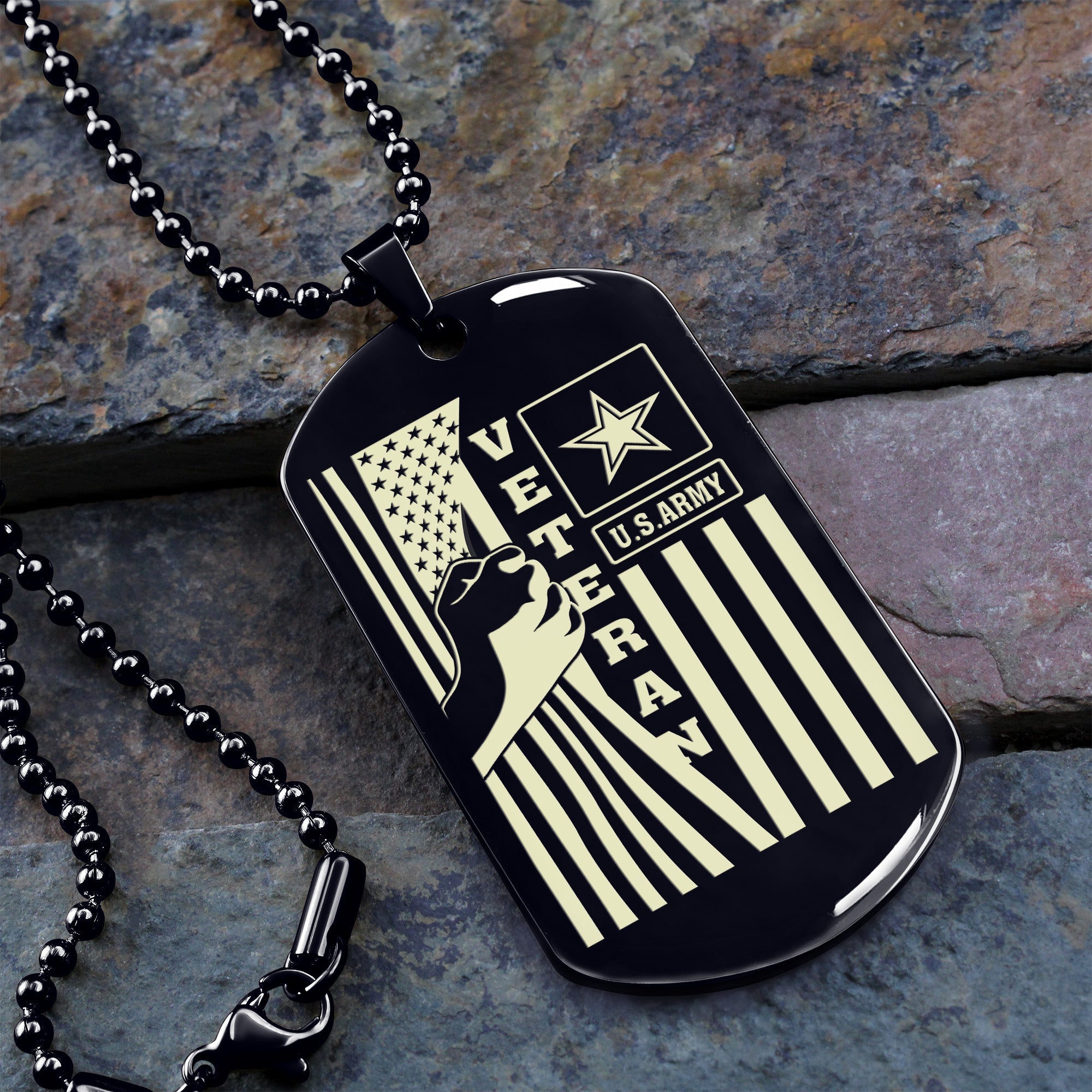 Veteran One Side Dog Tag Gift For Your Vetaran Your Brother Memorial Day