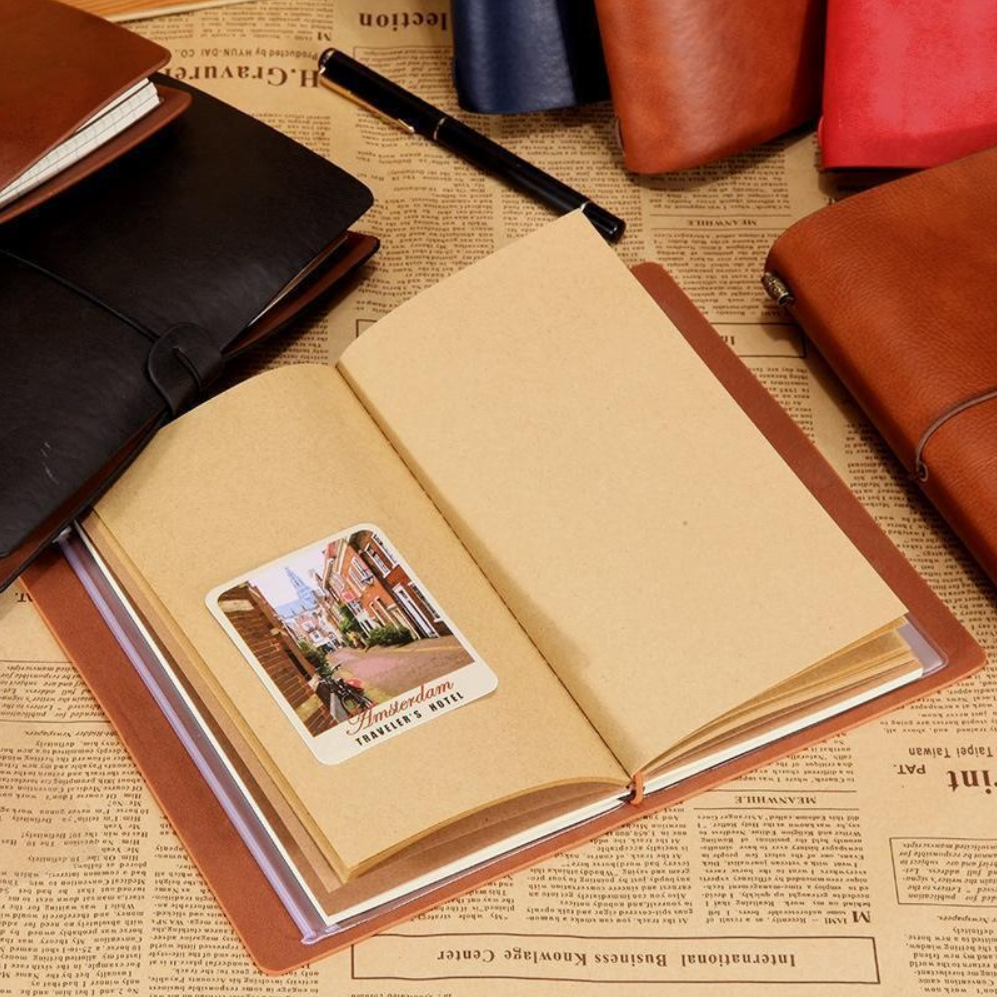 Perfect for anniversaries, birthdays, or just because-Vintage Journal Husband to wife- When we get to the end of our lives together