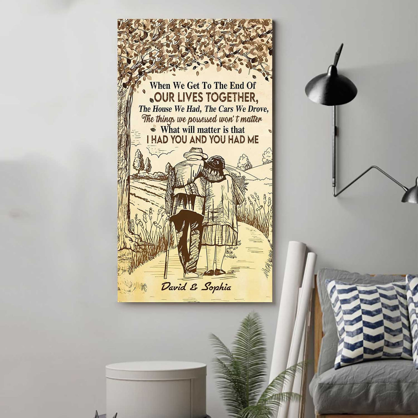 I Had You And You Had Me Wife And Husband - Vertical Poster Canvas, Gift For Your Darling